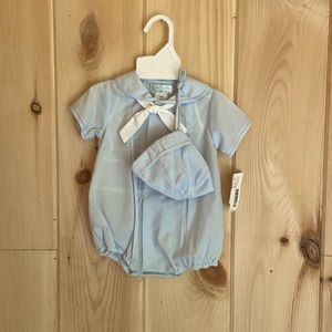 Petit Ami Baby Suit with Cap